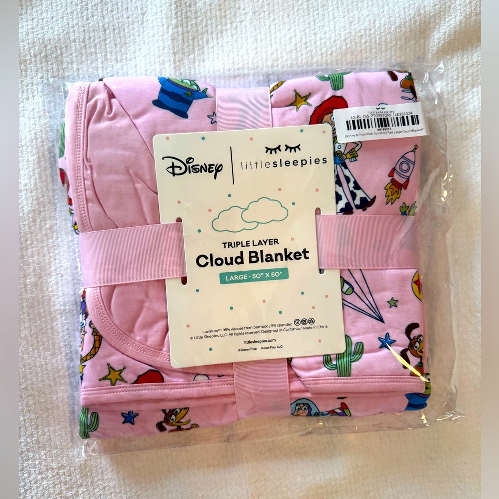 Little Sleepies PINK Toy Story Cloud